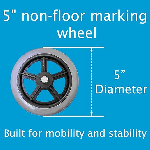 Carex Folding Walker with Wheels for Seniors, Portable Medical Walker with Adjustable Height, 30-37 Inches, Mobility Aid for Adults, Elderly, and Handicapped, Foldable, Aluminum Frame, Lightweight
