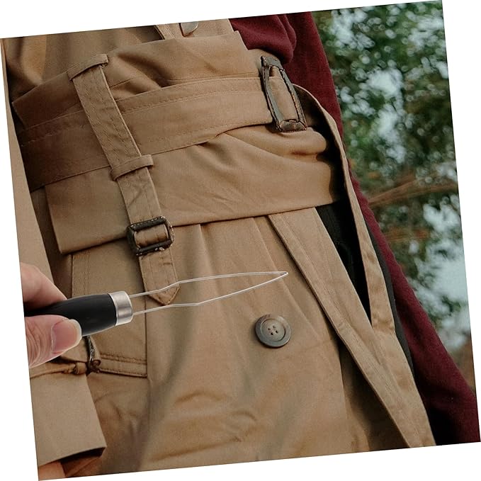 Gatuida 6pcs Button Assist Tool for Easy Dressing Quick Device for Shirts Pants and Coats for Seniors and Those Dexterity Includes White Black Plastic Tools Wooden Handle