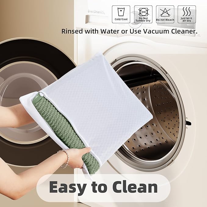 TYUU Small Bathroom Rugs Non Slip Washable Bath Rugs Super Absorbent Bathroom Rug Thin Quick Dry Low Pile Bath Mats, Sage Green 12"x12"