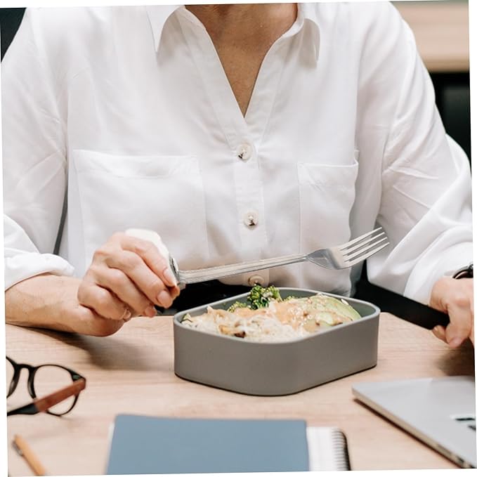 Adaptive Portable Fork and Spoon for Seniors Tremble Utensils Non- Grip for Elderly and Disabled Dining Needs Easy to Clean and Use