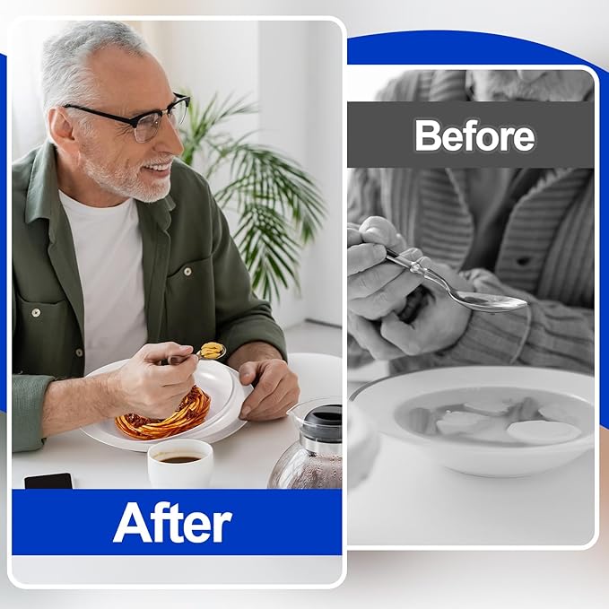 Hushee 3 Sets Adaptive Spill Proof Scoop Bowl and Plate Set with Suction Base Non Skid Self Feed Suction Dinnerware for Elderly Disabled Handicapped from Parkinsons Tremor (White)
