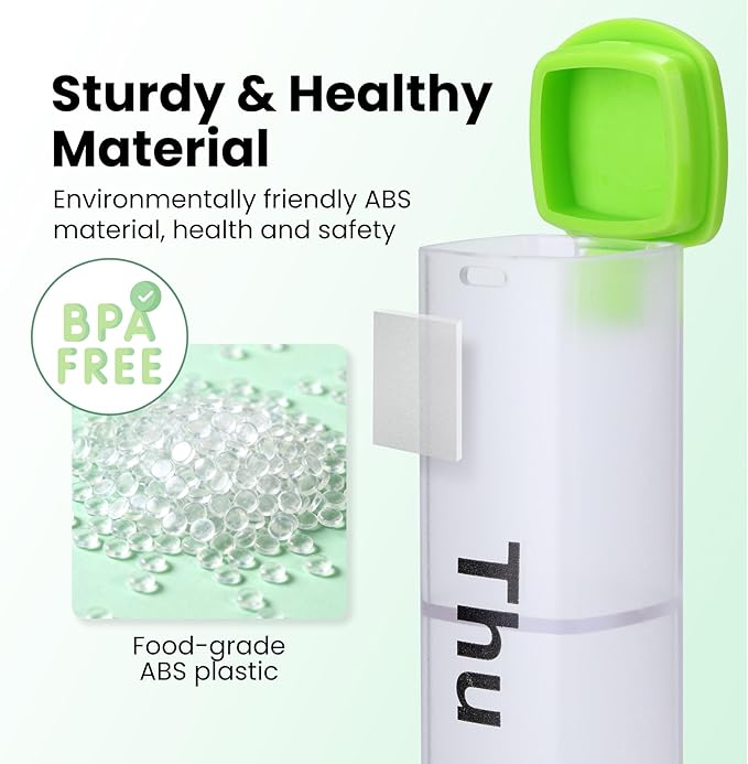 CAidRE Monthly Pill Organizer 2 Times a Day - 28 Day Pill Box AM PM, Clear One Month Pill Case for Vitamins, Supplements, Medications - Daily Medicine Organizer for Home & Travel