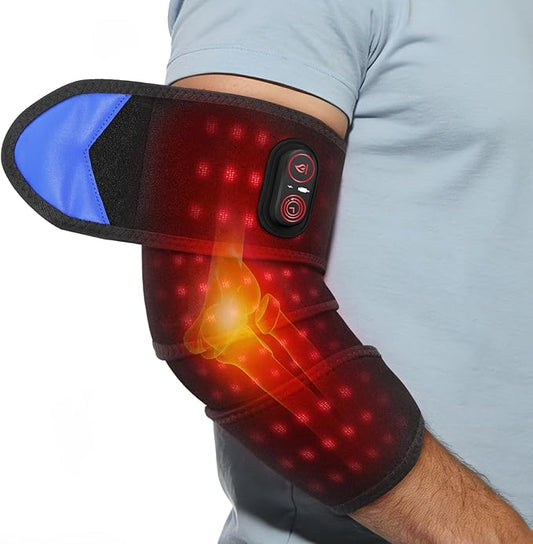 Cordless Heating Pad for Arm & Elbow for Pain Relief, 5000mAh Rechargeable Arm Heating Pad, Extra Long Arm Heating Pad Sleeve,Large Area Heated Elbow Wrap with 3 Heating Levels & Timer
