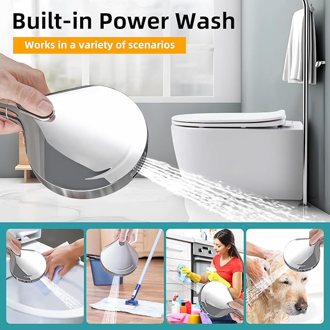 Cobbe Filtered Shower Head with Handheld, High Pressure 9 Spray Mode Showerhead with Filters, detachable shower head, Water Softener for Hard Water Remove Chlorine and Harmful Substance,Chrome