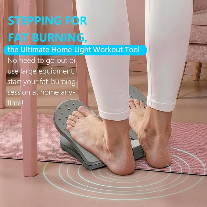 Leg Exerciser for Seniors While Sitting – Under Desk Foot Pedal & Massager for Circulation, Muscle Relief, and Varicose Vein Support at Home or Office