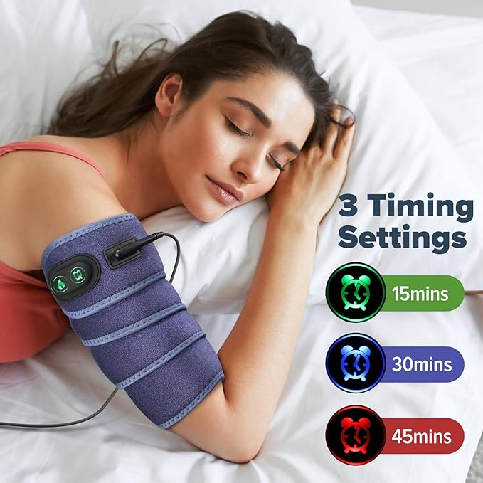 Elbow Heating Pad, Arm Heating Pad, Heating Pad for Elbow Pain Relief, Elbow Heat Pad, Arm Heated Pad, Comfortable Heat Therapy for Everyday Use, HSA Eligible FSA, Blue