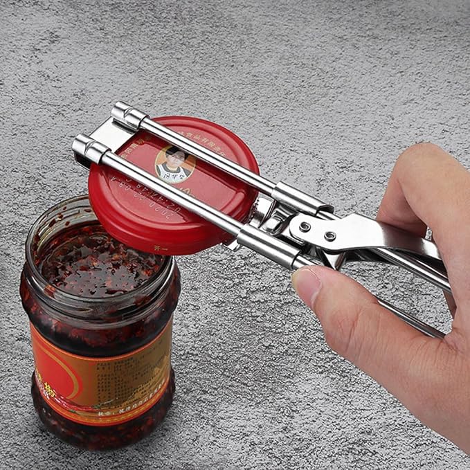 zengxiaoyun Master Jar & Bottle Opener, Adjustable Multifunctional Stainless Steel Can Opener Jar Lid Gripper, Manual,Kitchen Accessories（2Pcs）
