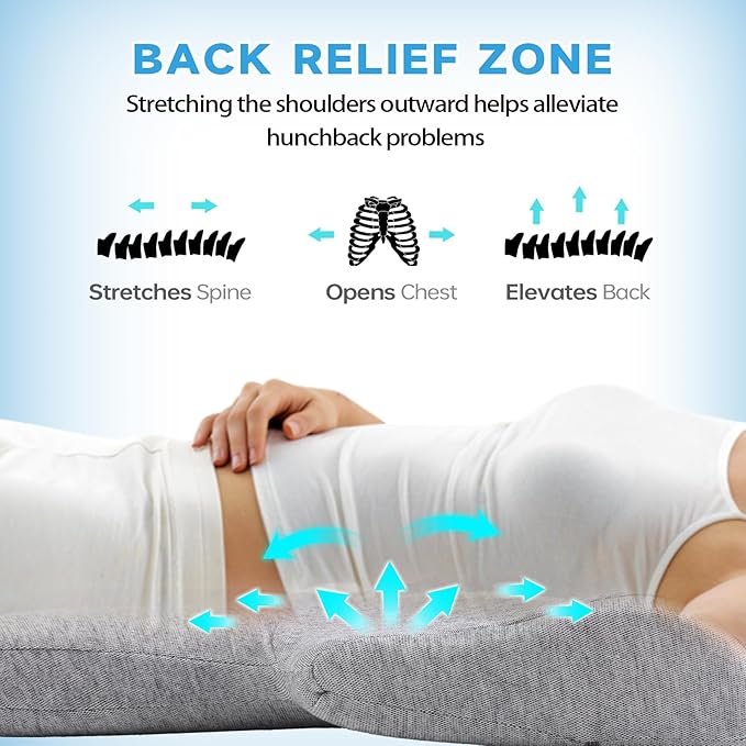 Cervical Pillows for Neck and Shoulder Pain with Lumbar Support,Memory Foam Neck Pillow for Deep Sleeping,Orthopedic Bed & Travel Pillow for Scoliosis,Postoperative Recovery & Poor Posture