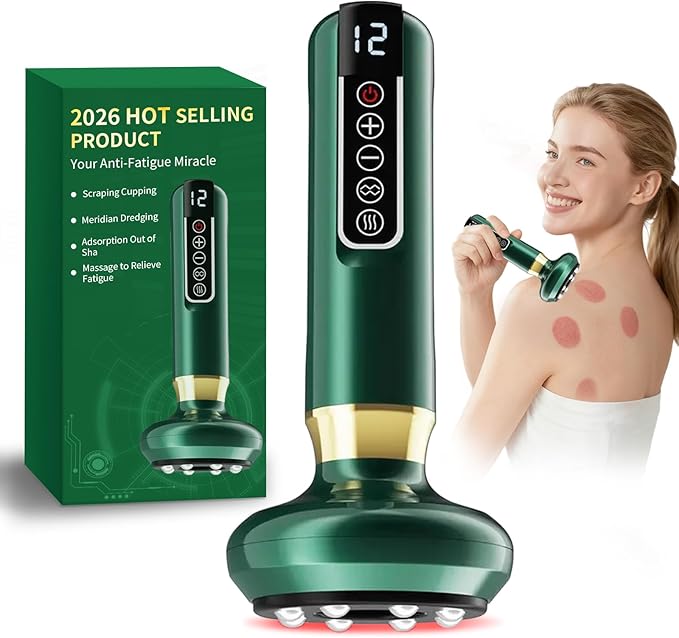 Anti Cellulite Massage Tool Body Sculpting Machine Suction Massager 3-in-1 Masajeador para Celulitis Y Grasa Abdominal De Madera Remover for Legs Electric Vacuum Cupping Full Contouring Device