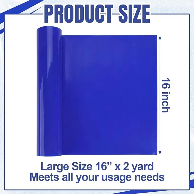 Non-Slip Material Bulk Roll Matting 16" x 6 ft Blue Cut-to-Size Medical Grade Anti-Slip Mat for Elderly Therapy Wheelchair Trays Tables Helps Improve Stabilization Gripping