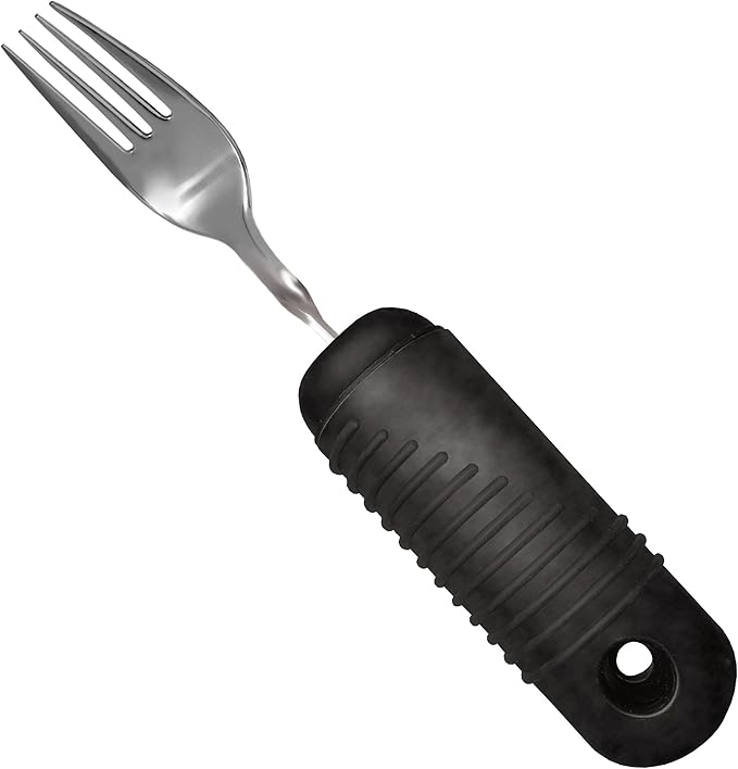 Rehabilitation Advantage Easy Grip Utensil Set with Weighted Built-up Handles