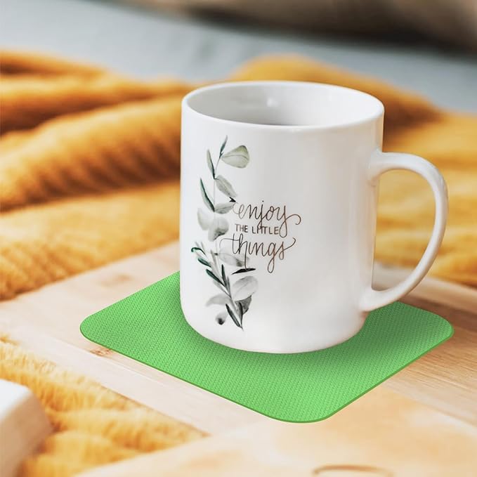 8PCS Jar Gripper Pads - Rubber Husband Jar Opener, Kitchen Coasters for Seniors with Arthritis (Light Blue, Green)