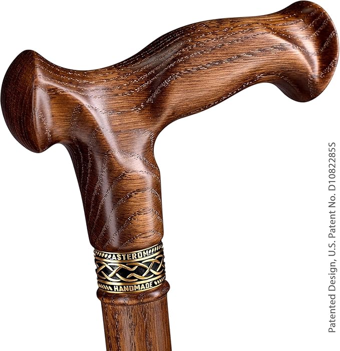 Asterom Handcrafted Canes for Men - Ergonomic, Stylish, Wooden Walking Cane for Men, Cool Walking Sticks for Seniors