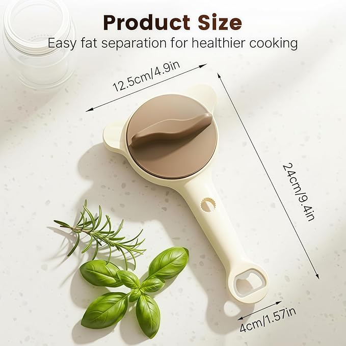 Upgraded Jar Opener 4-in-1, Adjustable Jar Opener for Weak Hands & Bottle Opener, Fits Kitchen Jars, Bottles and Cans, Top Jar Openers for Seniors