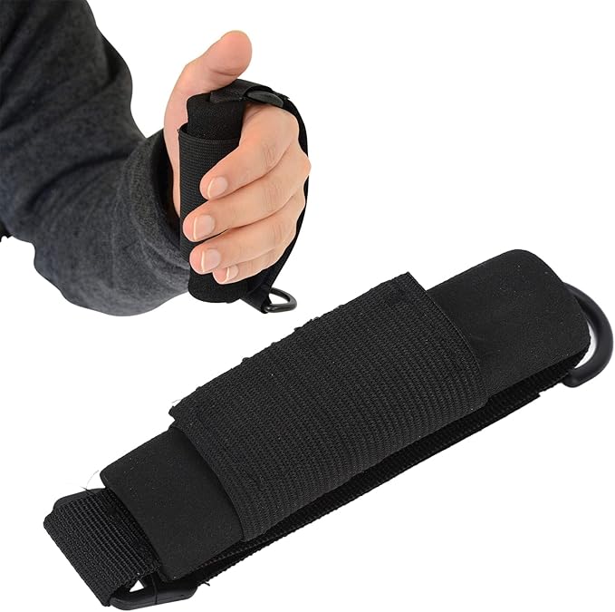 Compact Aid Utensil Cuff Holder Strap for Easy Use with Elastic Straps, Supportive Grip for Seniors and Disabled Individuals