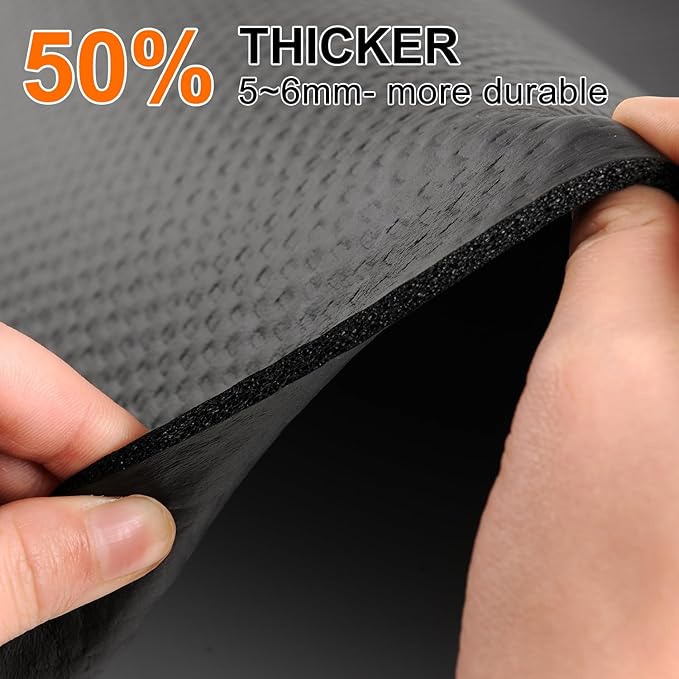 Treadmill Mat,Bike Mat,Stationary Bike Mat,Foldable Treadmill Mat for Hardwood Floors and Carpet.for Exercise Bike,Exercise Equipment Indoor Cycles,Rowing Elliptical (29.5" X 70.8")