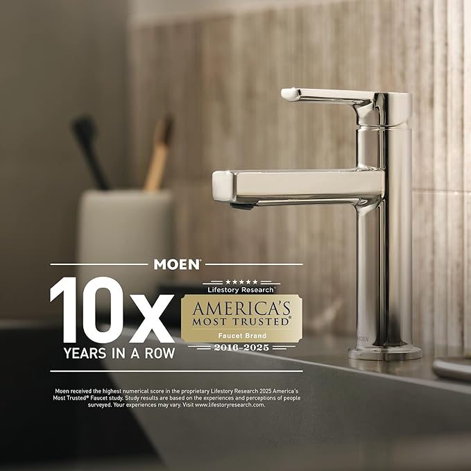 Moen Home Care Bathroom Safety 32 Inch Stainless Steel Handicap Grab Bar for Bathtub and Shower, Elderly Assistance Product with Concealed Screws, 8732 (Pack of 2)