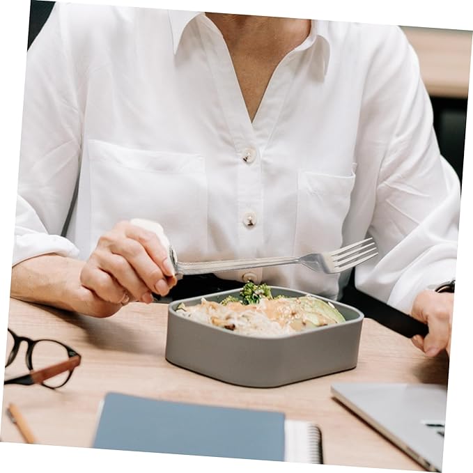 Adaptive Fork for Disabled Individuals Non- Handle Comfortable Eating Utensil for Seniors and Easy to Grip for Elderly and Handicapped Users