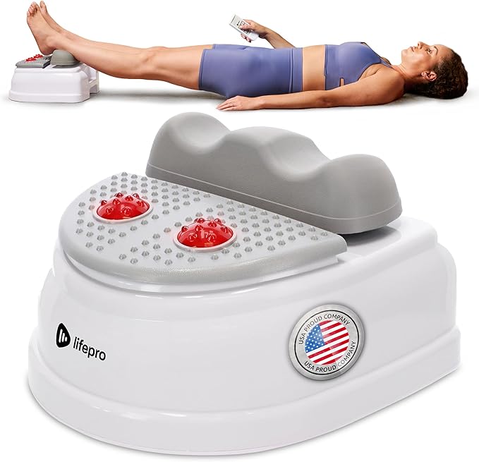 Lifepro Chi Machine - MediRipple Lymphatic Massager with Red Light Therapy, 12-Speed Swing Exercise Machine for Passive Aerobic Fitness, Blood Circulation, Stress Relief & Recover