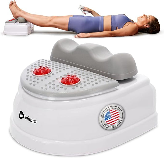 Lifepro Chi Machine - MediRipple Lymphatic Massager with Red Light Therapy, 12-Speed Swing Exercise Machine for Passive Aerobic Fitness, Blood Circulation, Stress Relief & Recover