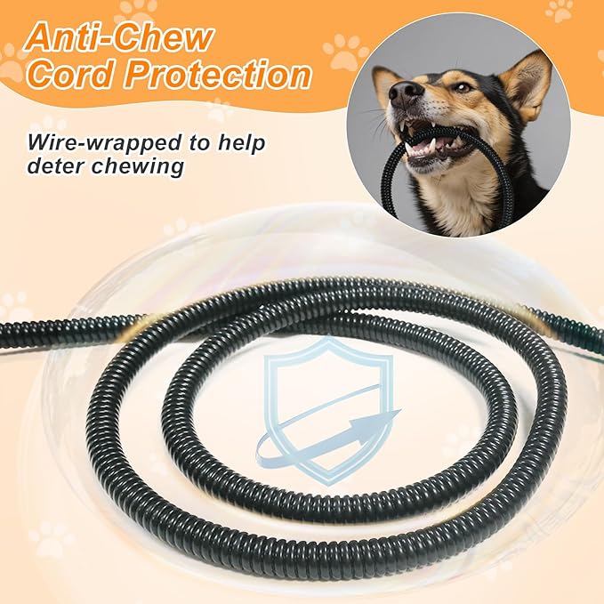 GOLOPET Extra Large Dog Heating Pad 47×30 in Waterproof PVC Large Heating Pad for Dogs，Smart Thermostat Heated Dog House，Reinforced Interface + Wire Rope Whelping Box for Dogs