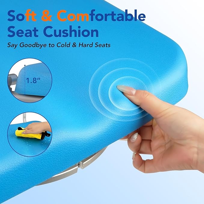 FSA/HSA Eligible 360° Swivel Shower Chair for Inside Shower, Adjustable Shower Seat with Pivoting Arm Bath Seat for Bathtub, Handicap Bathtub Chair for Senior Elderly Disabled, 4Level Height