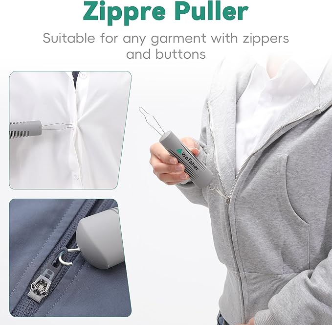 Wefaner Button and Zipper Assistant, One-Handed Button Assistance Device, Dressing Assistance, Gift for The Elderly, Suitable for Arthritis and Stroke,Weak Hands