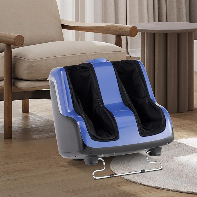 Human Touch SOL+ Foot and Calf Massager with Heat & Vibration – HSA Approved – Patented Figure-Eight CirQlation Technology for Plantar Fasciitis, Swelling, & Poor Circulation – Deep Tissue kneading