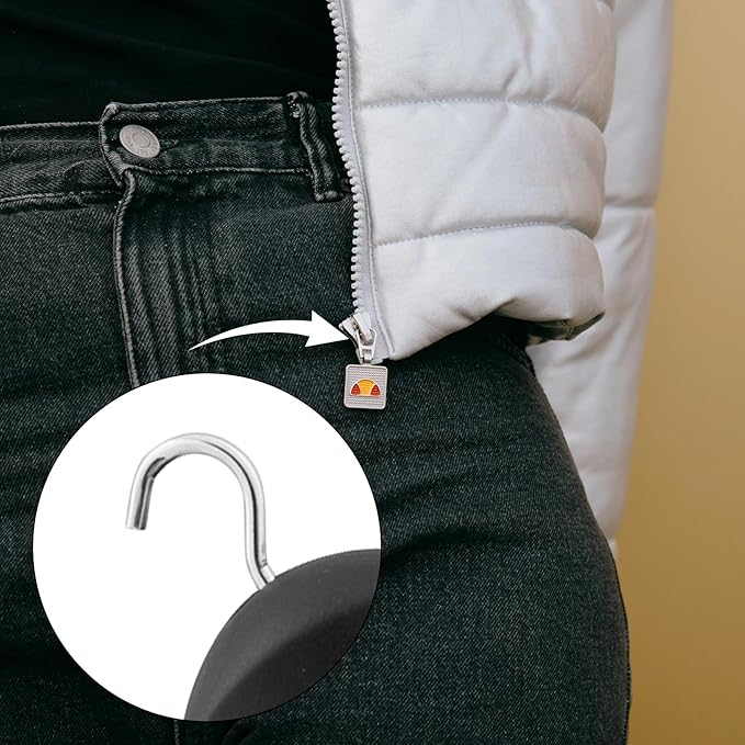 Button Hook for Seniors - One-Handed Button Assist Tool for Elderly & Disabled, Durable Zipper Pull Helper for Dresses, Shirts, and Daily Living (1 Pack)