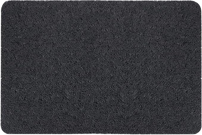 Asvin Soft Textured Bath, Shower, Tub Mat, 24x16 Inch, Phthalate Free, Non Slip Comfort Bathtub Mats with Drain, PVC Loofah Bathroom Mats for Wet Areas, Quick Drying