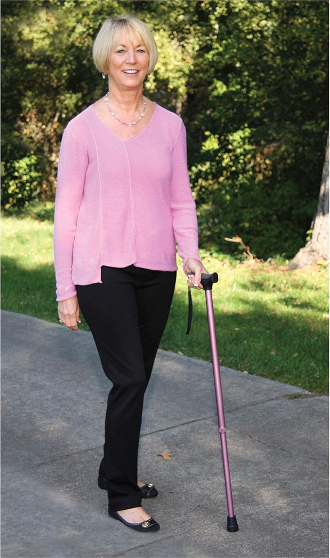 Carex Health Brands FGA52000 Black Soft Grip Derby Cane