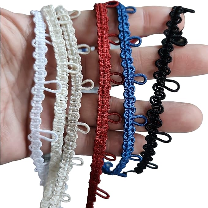 Nakpunar Crochet Button Hook Tool for Bridal Button Loops - to Fasten The Buttons on Wedding Dresses, Bridal Trains, and Formalwear - Gentle on Lace, Satin - Seamstress Essential (Assorted Color)