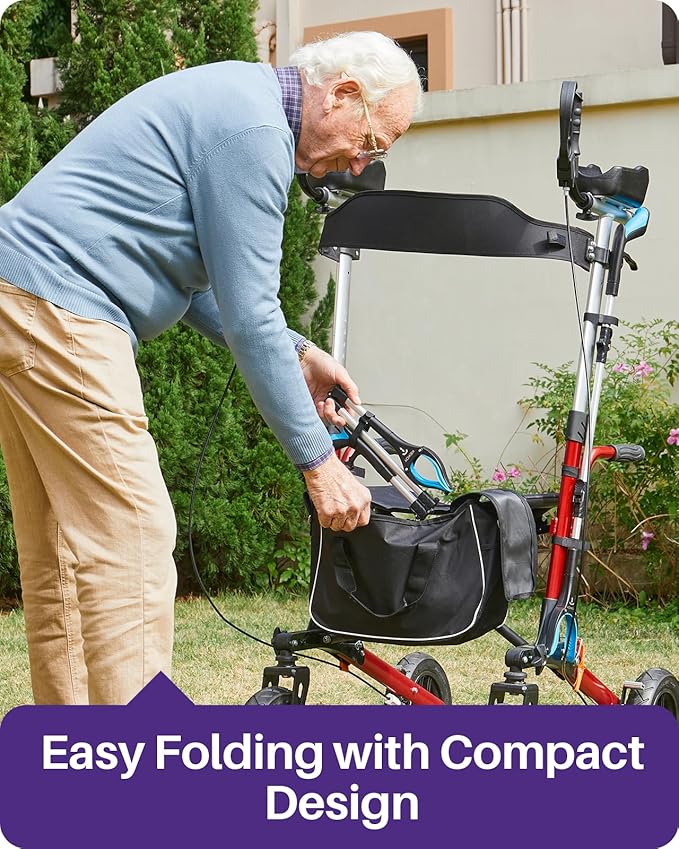 32 Inch Grabber Reacher Tool for Seniors 2 Pack, Foldable Reacher Grabbers Pickup Stick with Anti-Slip 360° Rotating Jaw, 4" Wide Extended Claw with Magnet for Disabled, After Surgery Recovery