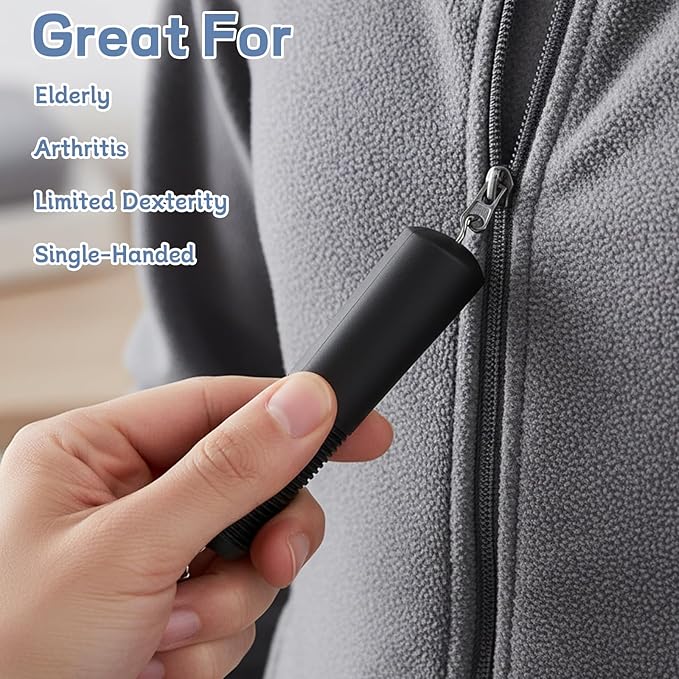 2 Pack Button Hook for Seniors, Premium Stainless Steel Button Helper, Durable Assistive Tool for Elderly Daily Dressing