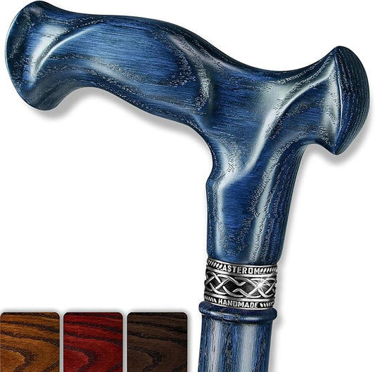 Asterom Handcrafted Canes for Men - Ergonomic, Stylish, Wooden Walking Cane for Men, Cool Walking Sticks for Seniors