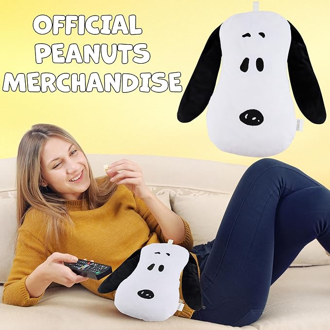 Peanuts Snoopy Microwave Heating Pad for Neck Shoulder Back Pain Cramp Relief Plush Warm Compress Cold Therapy Reusable Heat Pack Gifts for Seniors