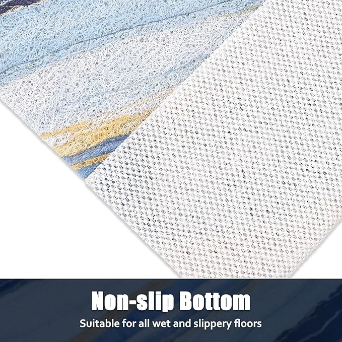Shower Mat Non Slip: 36x36 Inch Soft and Comfortable Large Shower Mat, PVC Loofah Massage Showe Mats for Inside Shower, Anti Slip Mat for Shower, Tub, Floor, Bathroom, Kitchen, Hotel, Quick Drying
