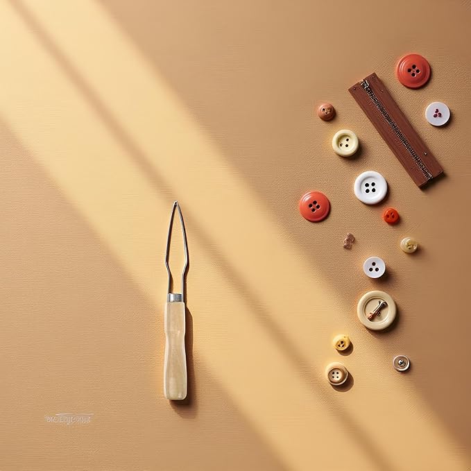 1Pc Brown Shirts Button Hook Helper Clothes Shirts Pull Hand Puller Button Helper Assist Aid Zipper Arth Buttoning Hook N9M6 Easy for Limited Dexterity Caused by Arthritis, Dressing Aids