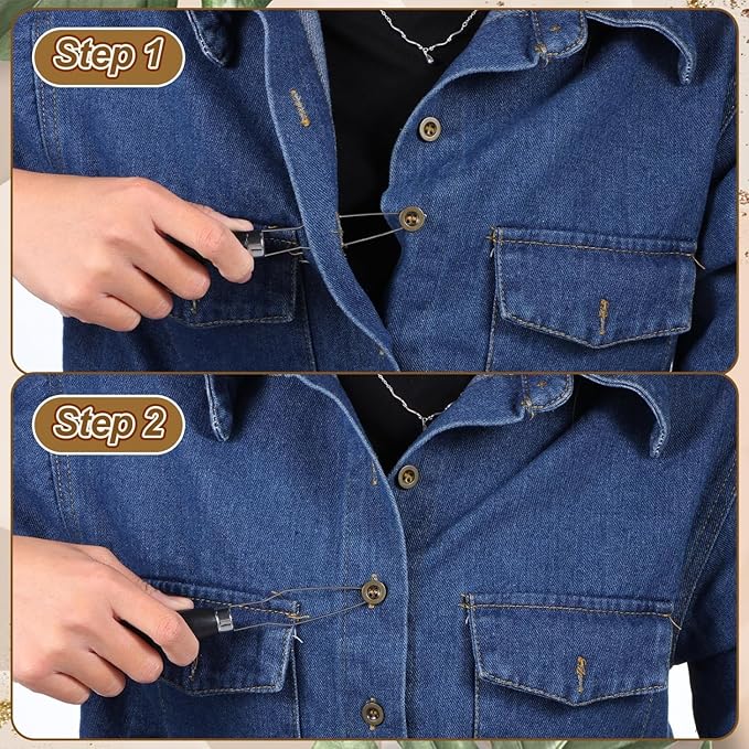 3 Pack Button Hook Assist Device – Easy Dressing Aid for Arthritis, Elderly & Limited Hand Mobility, Fits All Buttonholes (A)