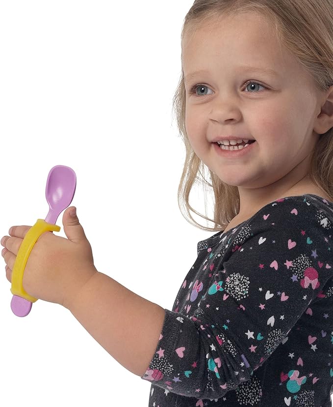 EazyHold Yellow Silicone Easy Grip Device, Universal Cuff for Hand Therapy, Autism, Limb Loss, Cerebral Palsy, ALS, Special Needs, Pediatric Stroke, Adaptive Handle Daily Mobility Aid 2-Pack 4"