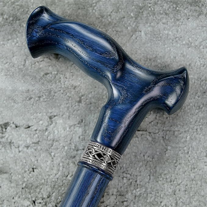 Asterom Handcrafted Canes for Men - Ergonomic, Stylish, Wooden Walking Cane for Men, Cool Walking Sticks for Seniors
