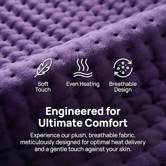 Heating Pad for Back/Neck/Shoulder Pain Relief, 33''×17'' XXX Extra Large Electric Heating Pads for Cramps,Moist & Dry Heat Warm Pad,Mothers Day Gifts for Women/Mom/Wife from Daughter, Son