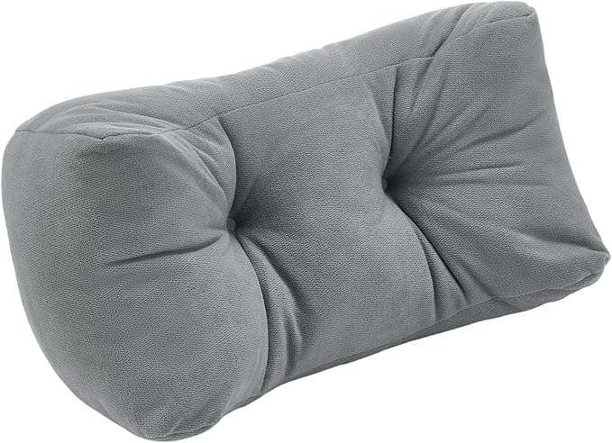 Lumbar Support Pillow Small Lower Back Pillow for Office Chair, Car Seat, and Desk Chair Ergonomic High-Elasticity Cushion for Pain Relief and Comfort on Sofa, Bed, or Travel (Blue)