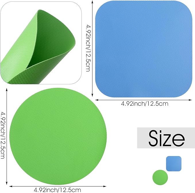 6Pcs Bottle Openers Top Gripper Rubber Grippers For Opening Jars Silicone Jar Opener for Rated Seniors Multi-function Pads for Arthritis and Weak Hands