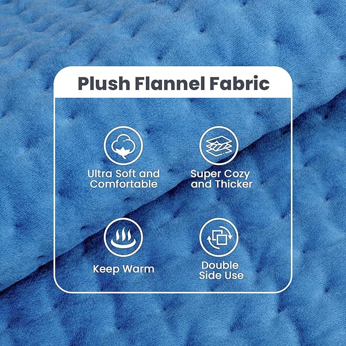 Heating Pad - Electric Heating Pad for Back Pain and Cramps Relief, Moist Heat Pad for Shoulder, Knee, Neck, 6 Heat Settings & Auto Shut Off and Machine Washable, 24" x 20"