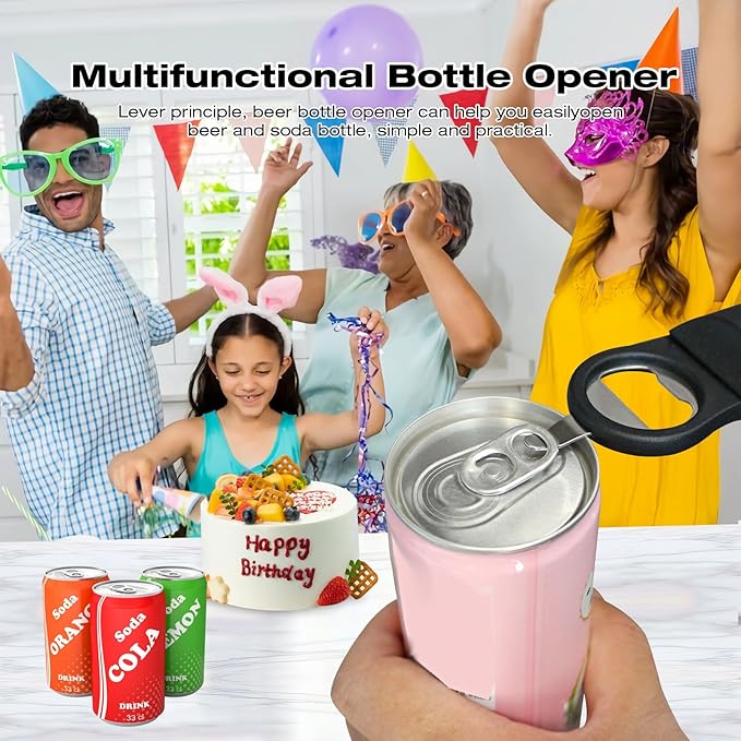 RAIN SPIRIT Multifunctional Retractable Bottle & Jar Opener - Adjustable Can Opener & Lid Gripper for Seniors, Weak Hands, and Arthritis,Jar Opener Bottle Opener and Lid Opener，Wine Opener Gadgets ﻿