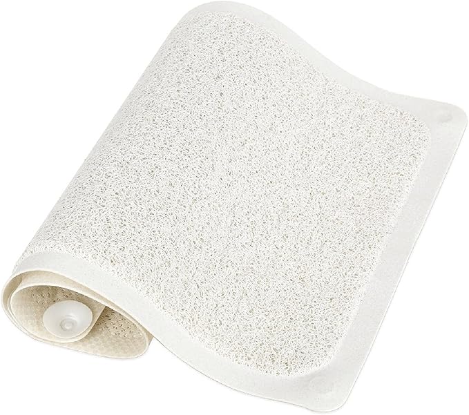 Huji Drain Away Slip-Resistant Shower Mat with 10 Super Suction Cups for Shower or Bathroom - Great for The Elderly and Children (3)