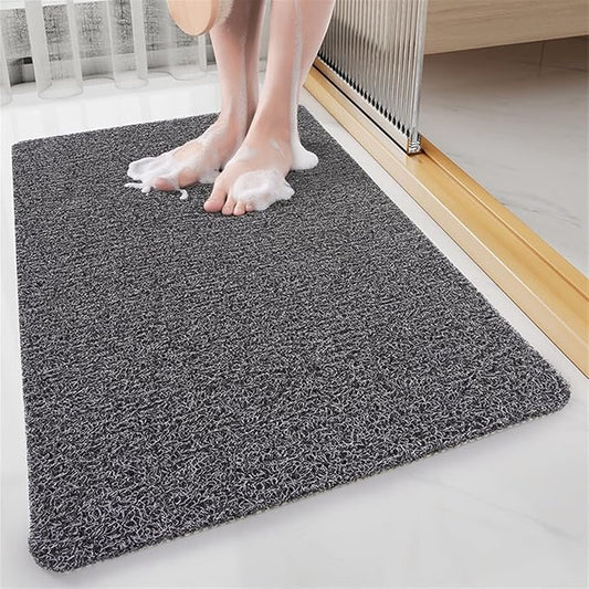 Secure Mat, Non-Slip Bathtub Mat, The Ultimate Non-Slip Bath Mat, Shower Mat Floor Mat for Tub, Shower, Bathroom (Color : Black, Size : 40x60cm(15.75"x23.62"))
