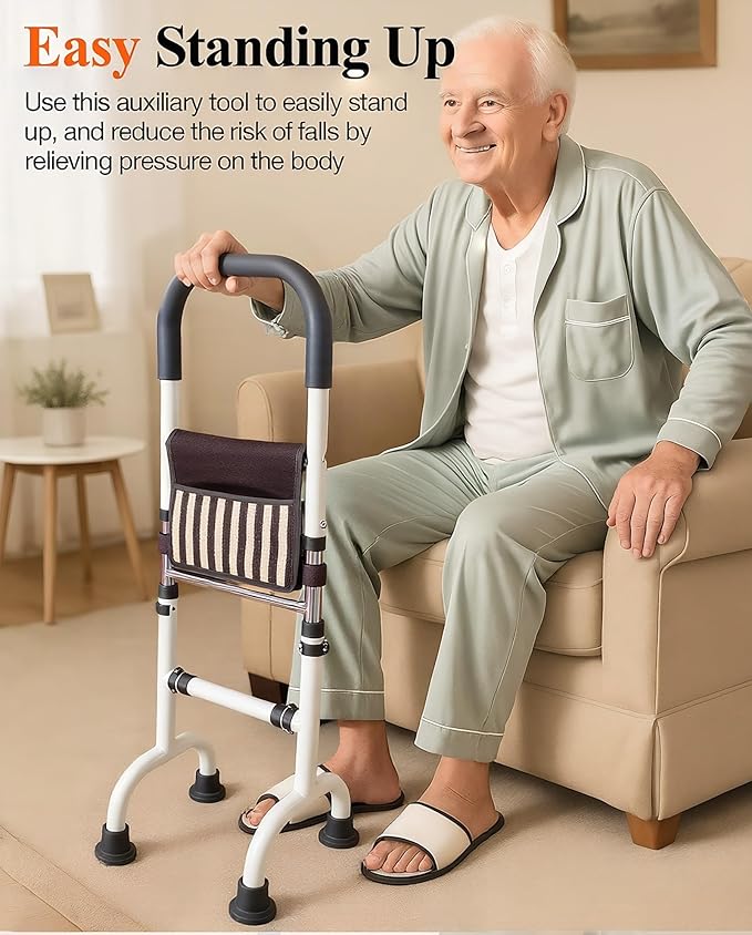 Stand Assist Aid for Elderly; Couch Stand Assist; Mobility Aids for Seniors; Toilet Assist Rails for Tight Bathroom; Knee Surgery Recovery Aids; Height Adjustable to 36''; Weight 5lbs, Bear 350lbs