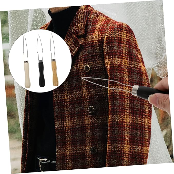 3pcs Button Hook Assist Device Quick Button Fastener Tool for Easy Dressing for Dexterity Seniors Smooth Operation for Shirts Zippers